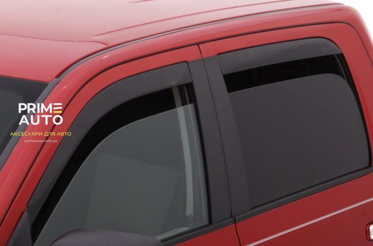 Дефлекторы окон клеящиеся к-т 4 шт Chevrolet Colorado 2023 - 2026 VENTVISOR OUTSIDE MOUNT темно - дымчатые AVS 94218 94218 фото