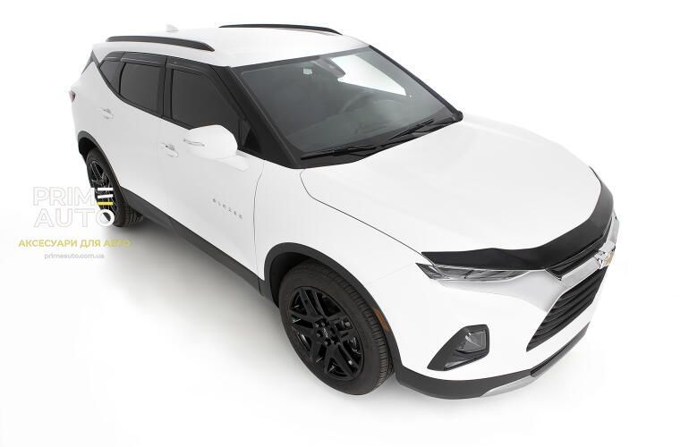 Дефлектор капота клеящий CHEVROLET BLAZER 2019 - 2026 темно-дымчатый AVS 322181 322181 фото