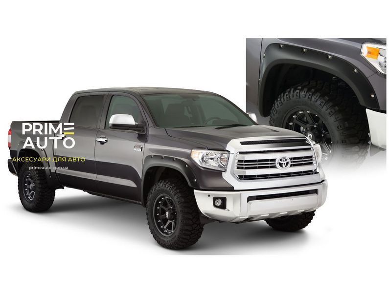 Расширители арок Toyota Tundra 2014-2021 POCKET STYLE гладкие Bushwacker 30918-83 30918-83 фото