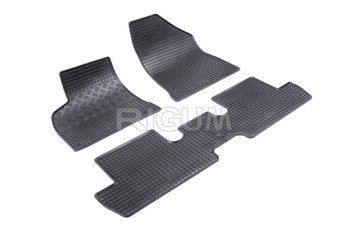 Килимки гумові автомобільні 4 шт чорні Peugeot 3008 2009 - 2016 Rigum PARP3008 PARP3008 фото