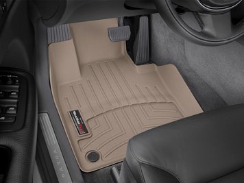 Коврики автомобильные 3D лайнеры передние Volvo XC60 2018 + бежевый WeatherTech 4512531 4512531 фото