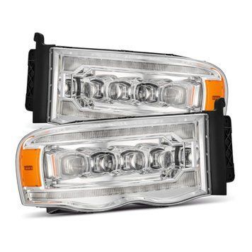 Передні фари RAM/Dodge Ram 1500 Classic 2002-2005 LED NOVA серія хром AlphaRex 880565 880565 фото