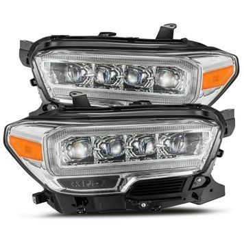 Передние фары Toyota Tacoma 2016- 2025 LED NOVA серия хром AlphaRex 880706 880706 фото