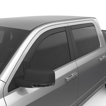 Дефлектори вікон к-т 4 шт вставні RAM/Dodge Ram 1500 Classic 2009-2024 темні матові Crew Cab EGR 572755 572755 фото