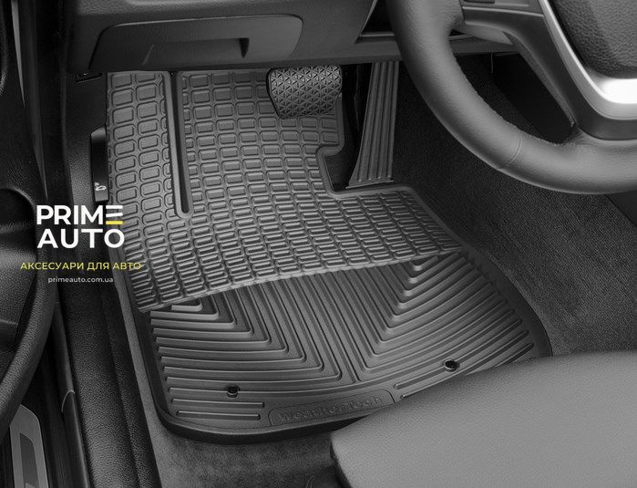 Килими гумові, передні BMW 4-Series 2014 - 2020 чорний WeatherTech W360 W360 фото