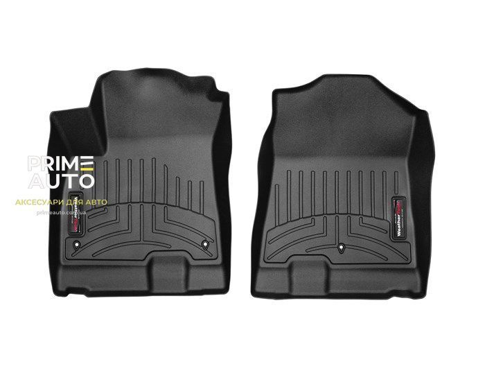 Килими автомобільні 3D Лайнери передні Kia Niro 2017 - 2022 чорний WeatherTech 4415201 4415201 фото