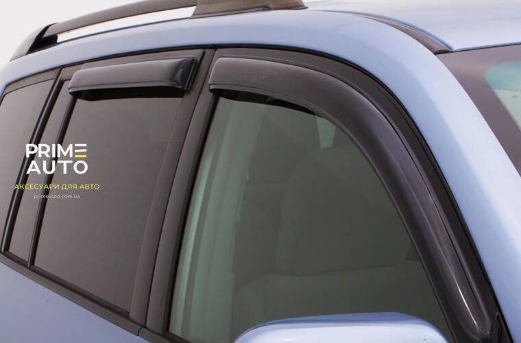 Дефлектори вікон клеючі темні Volkswagen Atlas 2018 - 2026 к-т 4 шт AVS 94193 94193 фото