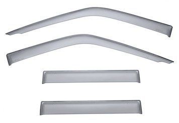 Дефлекторы окон к-т 4 шт Premium серия Nissan Frontier 1999 - 2004 Crew Cab Wellvisors 3-847NS012 3-847NS012 фото