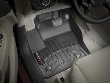 Килими автомобільні 3D Лайнери передні Ford C-Max 2013 - 2019 чорний WeatherTech 444591 444591.. фото