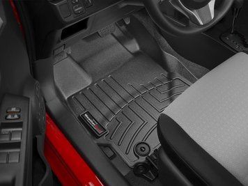 Килими автомобільні 3D Лайнери передні Toyota Yaris 2012 - 2018 чорний WeatherTech 444181 444181. фото