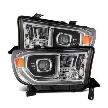 Передні фари Toyota Tundra 2007-2013 LED PRO серія хром AlphaRex 880827 880827 фото