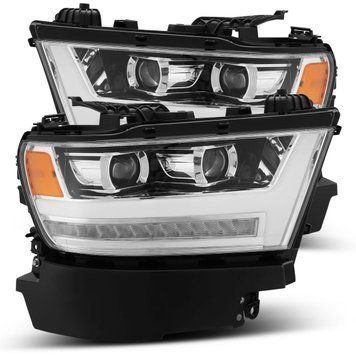 Передні фари Ram 1500 2019-2024 LED LUXX серія хром AlphaRex 880544 880544 фото