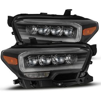 Передние фары Toyota Tacoma 2016- 2025 LED NOVA серия черные AlphaRex 880707 880707 фото