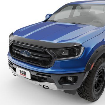 Дефлектор капоту Ford Ranger 2015 - 2022 темний глянцевый EGR 303551 303551 фото
