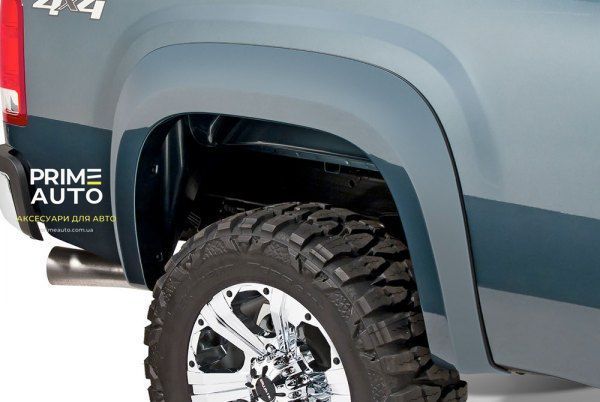 Расширители арок комплект 4 шт GMC Sierra 1500 2007-2013 Extend A-style черный Bushwacker 40952-02 40952-02 фото