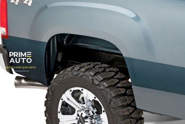 Расширители арок комплект 4 шт GMC Sierra 1500 2007-2013 Extend A-style черный Bushwacker 40952-02 40952-02 фото