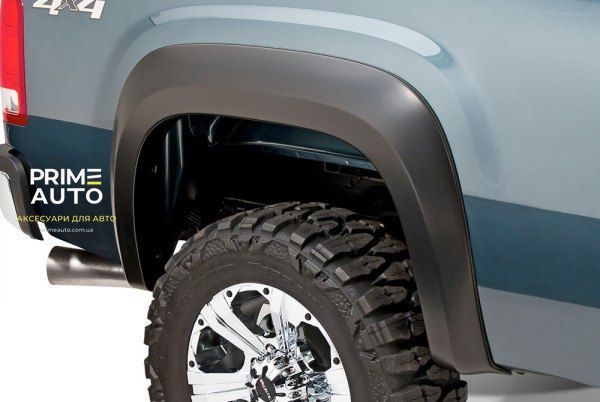 Расширители арок комплект 4 шт GMC Sierra 1500 2007-2013 Extend A-style черный Bushwacker 40952-02 40952-02 фото