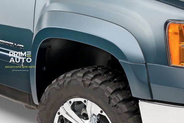 Расширители арок комплект 4 шт GMC Sierra 1500 2007-2013 Extend A-style черный Bushwacker 40952-02 40952-02 фото