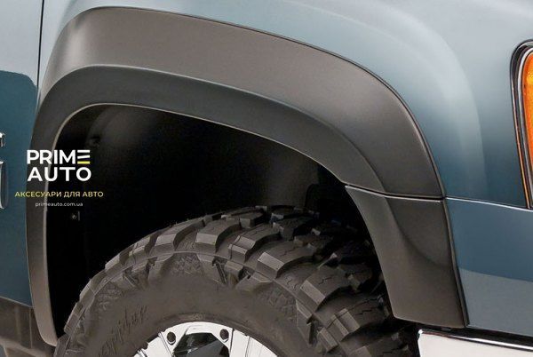 Расширители арок комплект 4 шт GMC Sierra 1500 2007-2013 Extend A-style черный Bushwacker 40952-02 40952-02 фото