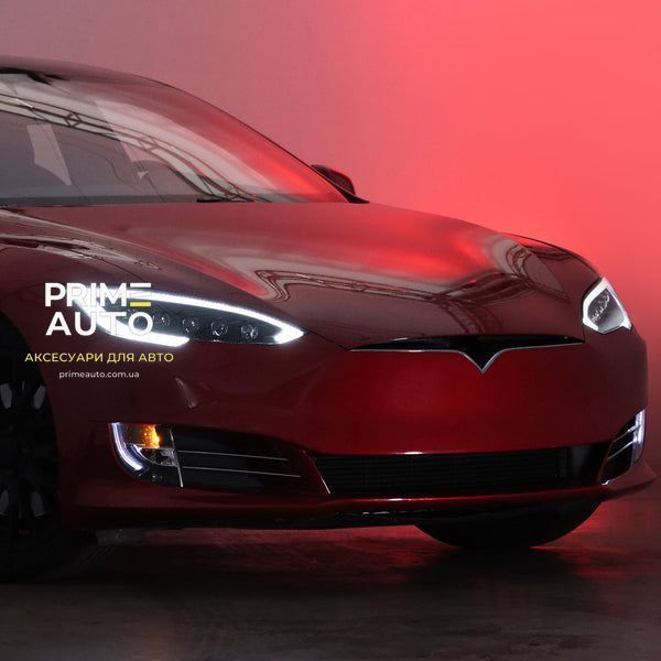 Передні фари Tesla Model S 2012-2021 NOVA-Series Black AlphaRex 880877 880877 фото