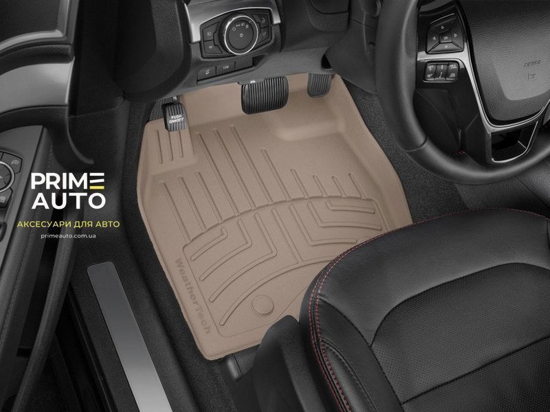 Коврики автомобильные 3D Лайнеры High Performance передние Ford F-150 2015 + черный WeatherTech 446971IM 446971IM фото