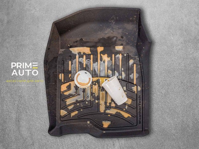 Коврики автомобильные 3D Лайнеры High Performance передние Ford F-150 2015 + черный WeatherTech 446971IM 446971IM фото