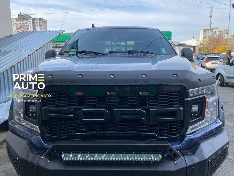 Дефлектор капота Tough Guard Ford F-150 2021-2022 текстурированный FormFit TG8A21 TG8A21 фото