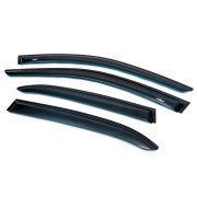 Дефлекторы окон передние+задние к-т 4шт темные Hyundai Santa Fe 2000 - 2005 EGR 92435011SB 92435011SB фото