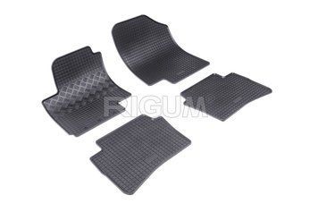 Килимки гумові автомобільні 4 шт чорні Hyundai i20 2008-2012 Rigum 901160 901160 фото