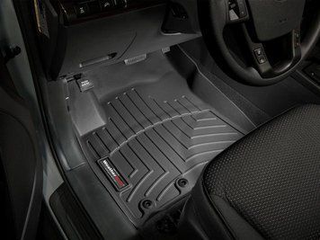 Килими автомобільні 3D Лайнери передні Kia Sorento 2011 - 2013 чорний WeatherTech 442871 442871 фото