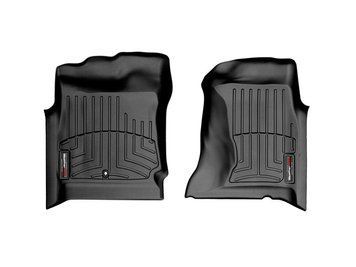 Коврики автомобильные 3D Лайнеры передние Dodge Durango 2001 - 2003 черный WeatherTech 440811 440811 фото
