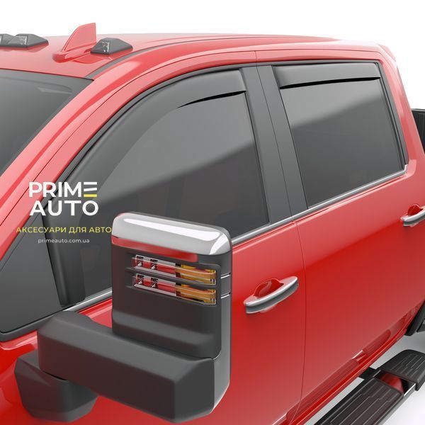 Дефлектори вікон к-т 4 шт вставні Ram 1500 2019-2026 темні матові Crew Cab EGR 572955 572955 фото