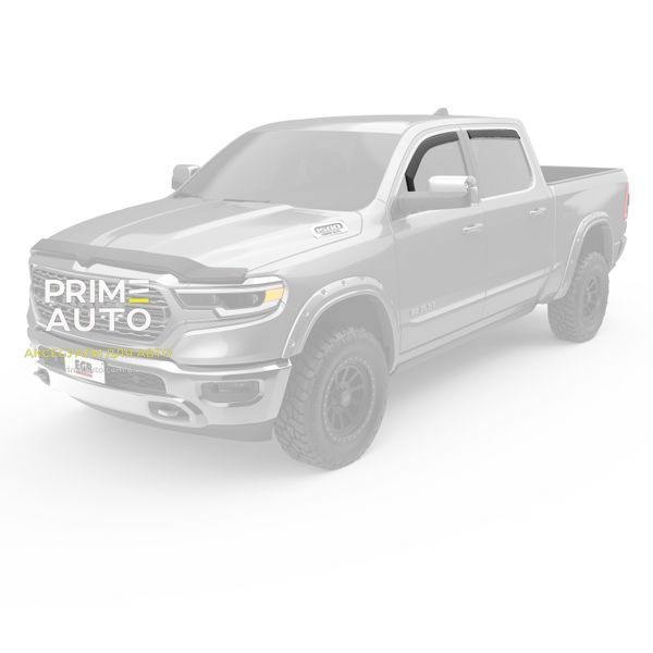 Дефлектори вікон к-т 4 шт вставні Ram 1500 2019-2026 темні матові Crew Cab EGR 572955 572955 фото