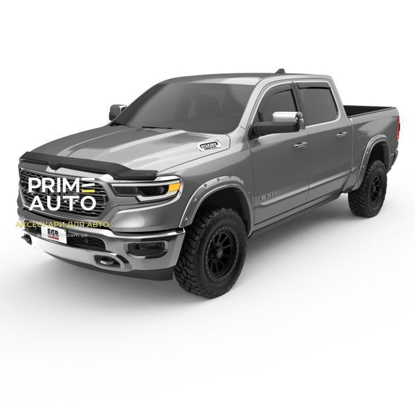 Дефлектори вікон к-т 4 шт вставні Ram 1500 2019-2026 темні матові Crew Cab EGR 572955 572955 фото