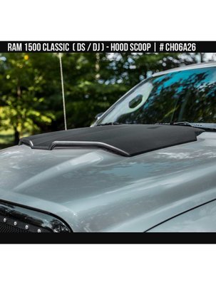 Накладка на капот Dodge RAM Classic 1500 2010-2023 чорний AIR DESIGN CH06A26 CH06A26 фото