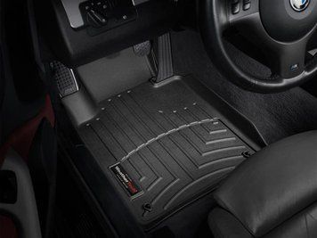 Коврики автомобильные 3D Лайнеры передние BMW 3-Series 1999 - 2005 черный WeatherTech 441061 441061 фото