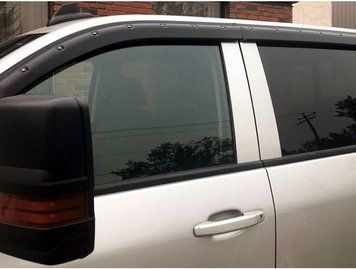 Дефлекторы окон к-т 4 шт Tough Guard Chevrolet Silverado 3500 2007-2014 Crew Cab FormFit текстурированный TV5D07-CC TV5D07-CC::: фото