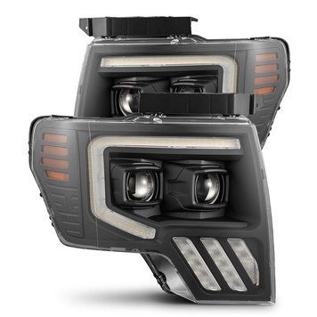 Передні фари Ford F-150 2009-2014 PRO-Series Black AlphaRex 880481 880481 фото