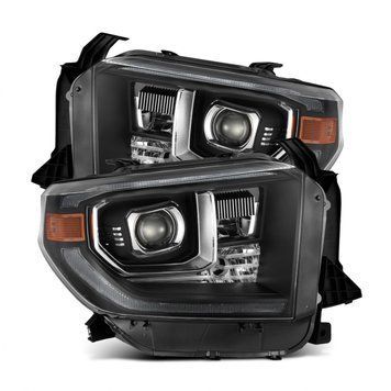 Передні фари Toyota Tundra 2014-2021 PRO серія чорні AlphaRex 880840 880840 фото