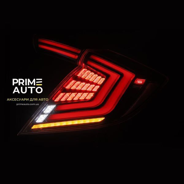 Задні ліхтарі Honda Civic 2016-2021 NOVA-Series Clear AlphaRex 676030 676030 фото