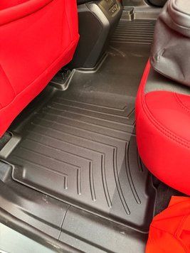 Килими автомобільні 3D Лайнери 2й ряд Chevrolet Blazer EV 2024 - 2026 чорний WeatherTech 4418902 4418902 фото