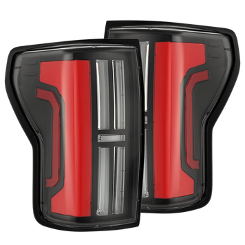Задні ліхтарі Toyota Tundra 2007-2013 LUXX-Series Black-Red AlphaRex 670052 670052 фото