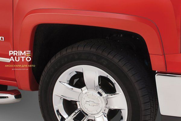 Расширители арок комплект 4 шт Chevrolet Silverado 1500 2014-2018 OE-style черный Bushwacker 40956-02 40956-02 фото