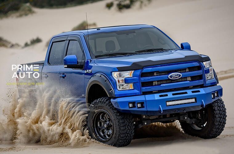 Дефлектор капота клеющий хромированый Toyota Tundra 2014 - 2021 Husky Liners 2892094 2892094 фото