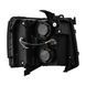 Передні фари Chevrolet Silverado 1500 2007-2013 PRO серія вуглево-чорні AlphaRex 880206 880206 фото 7