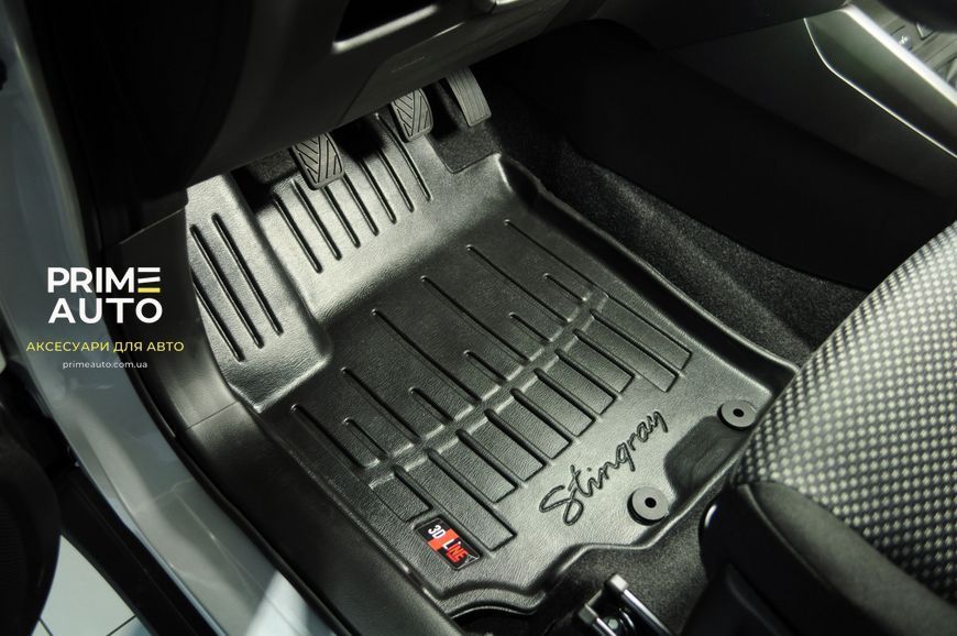 Коврик в багажник с бортиком Peugeot 308 SW (T7) 5 мест/универсал 2007-2013 черный 6016041 TM Stingray 6016041 фото