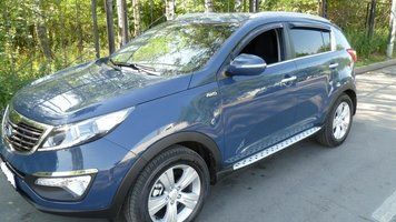 Дефлектори вікон передні+задні к-т 4шт темні KIA Sportage 2010 - 2014 EGR 92441010B 92441010B фото