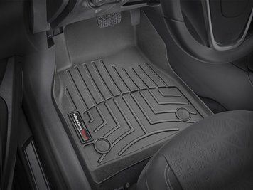 Килими автомобільні 3D Лайнери передні Opel Astra 2009 - 2015 чорний WeatherTech 446031 446031.. фото