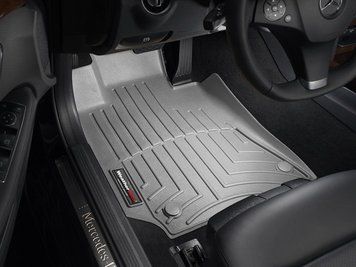 Коврики автомобильные 3D Лайнеры передние Mercedes-Benz E-Class 2010 - 2016 серый WeatherTech 466811 466811.. фото