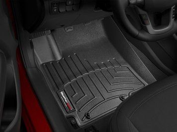 Килими автомобільні 3D Лайнери передні Kia Rio 2012 - 2017 чорний WeatherTech 443951 443951 фото